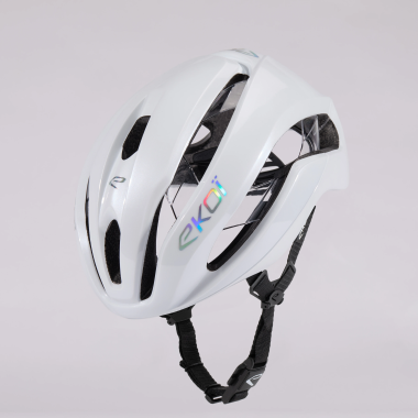 Kask szosowy EKOI Perf CRYSTAL Elegance Bialy Srebrny