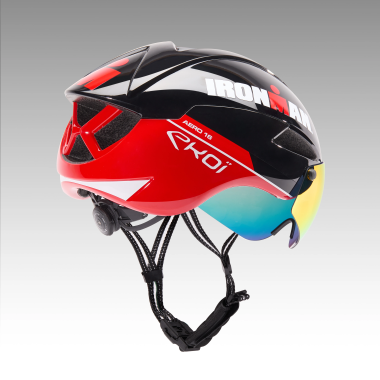 Kask szosowy EKOI Perf AERO16 IRONMAN czarny czerwony