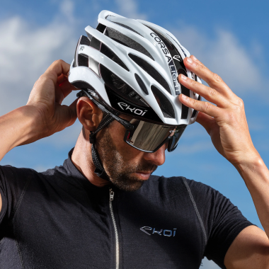 Kask Ekoi Corsa Light Biały Czarny