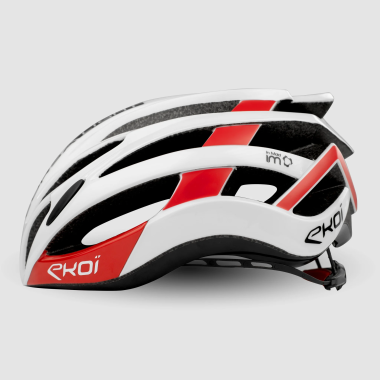 Kask Ekoi Corsa Light Biały Czerwony