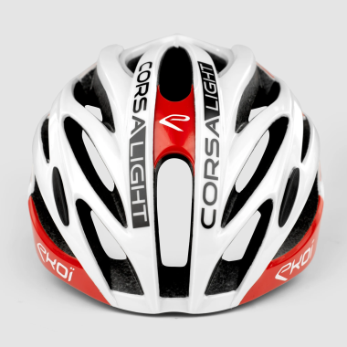 Kask Ekoi Corsa Light Biały Czerwony