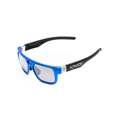 Okulary Ekoi Sport Fashion Niebiesko-Czarne Lustrzane