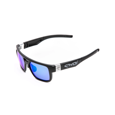 Okulary Ekoi Sport Fashion Czarny Revo niebieski