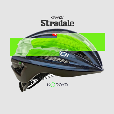 Kask szosowy  EKOI STRADALE Niebieski