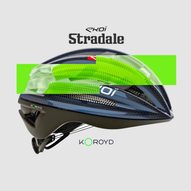 Kask szosowy EKOI STRADALE Czerwony